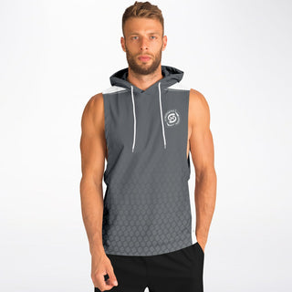 Mens Drop Armhole Hoodie - Shadow Gray - Synergetic Heroes