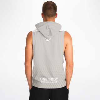 Mens Drop Armhole Hoodie - Jade White - Synergetic Heroes