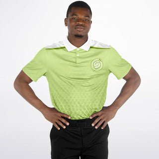 Mens Polo Shirt - Harmony Green - Synergetic Heroes