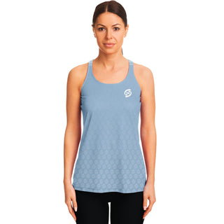 Flowy Racerback Tank Top - Angel Blue - Synergetic Heroes