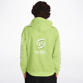 Mens Hoodie - Harmony Green - Synergetic Heroes