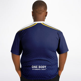 Mens Plus-size T-Shirt - Midnight Blue - Synergetic Heroes