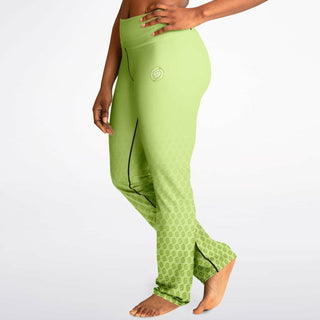 Flare Leggings - Harmony Green - Synergetic Heroes