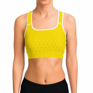 Sports Bra - Yellow Sun - Synergetic Heroes