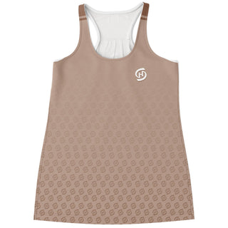 Flowy Racerback Tank Top - Taupe Stone - Synergetic Heroes