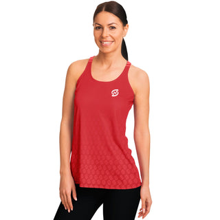 Flowy Racerback Tank Top - Fire Red - Synergetic Heroes