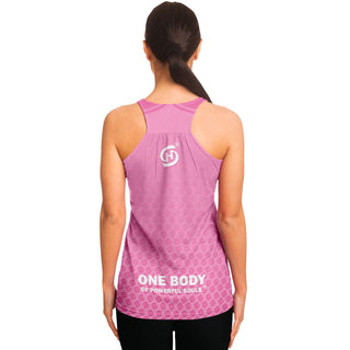 Flowy Racerback Tank Top - Soft Rose - Synergetic Heroes