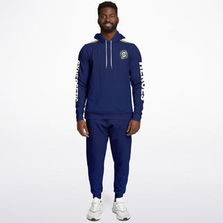 Mens Hoodie & Jogger - Midnight Blue - Synergetic Heroes