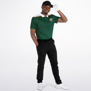 Mens Polo Shirt - Emerald Green - Synergetic Heroes