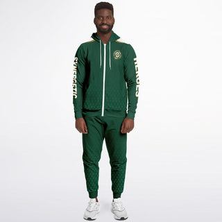 Mens Ziphoodie & Jogger - Emerald Green - Synergetic Heroes