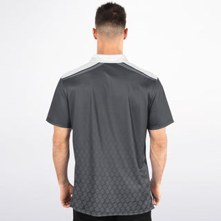 Mens Polo Shirt - Shadow Gray - Synergetic Heroes