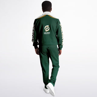 Mens Tracksuit - Emerald Green - Synergetic Heroes