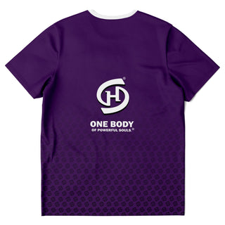 Mens T-shirt - Purple Shield