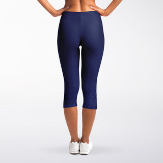 Capri Leggings - Midnight Blue - Synergetic Heroes