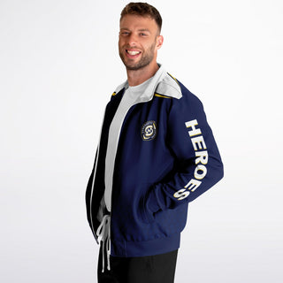 Mens Track Jacket - Midnight Blue - Synergetic Heroes