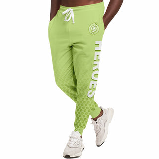 Mens Lettered Jogger - Harmony Green - Synergetic Heroes