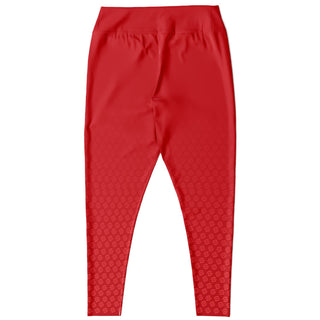 Plus Size Legging - Fire Red - Synergetic Heroes