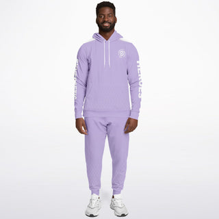 Mens Hoodie & Jogger - Lavender Mist - Synergetic Heroes