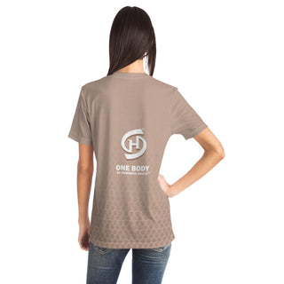 Womens T-Shirt - Taupe Stone