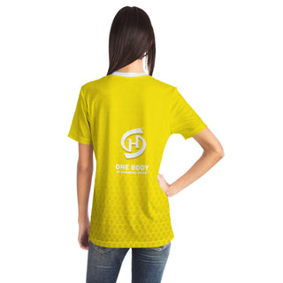 Womens T-Shirt - Yellow Sun - Synergetic Heroes