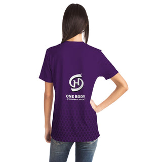 Womens T-shirt - Purple Shield