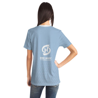 Womens T-Shirt - Angel Blue - Synergetic Heroes