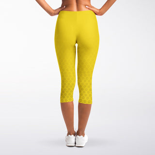 Capri Leggings - Yellow Sun - Synergetic Heroes