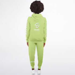 Womens Lettered Ziphoodie & Jogger - Harmony Green - Synergetic Heroes