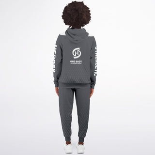 Womens Ziphoodie & Jogger - Shadow Gray - Synergetic Heroes