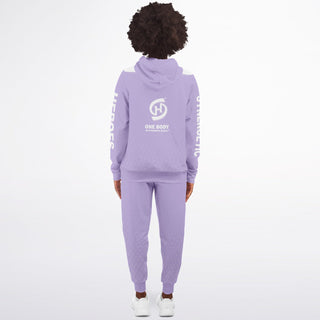 Womens Ziphoodie & Jogger - Lavender Mist - Synergetic Heroes