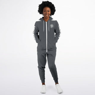 Womens Ziphoodie & Jogger - Shadow Gray - Synergetic Heroes