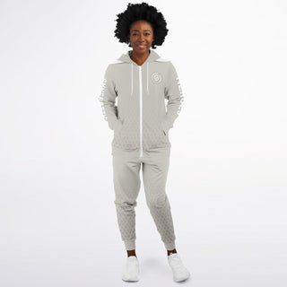 Womens Ziphoodie & Jogger - Jade White - Synergetic Heroes