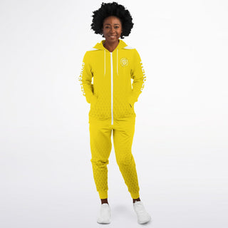 Womens Ziphoodie & Jogger - Yellow Sun - Synergetic Heroes