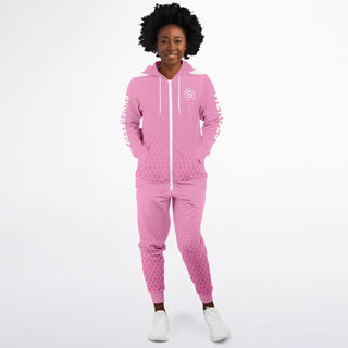 Womens Ziphoodie & Jogger - Soft Rose - Synergetic Heroes