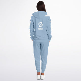 Womens Ziphoodie & Jogger - Angel Blue - Synergetic Heroes