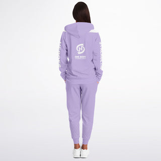 Womens Ziphoodie & Jogger - Lavender Mist - Synergetic Heroes