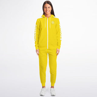 Womens Ziphoodie & Jogger - Yellow Sun - Synergetic Heroes