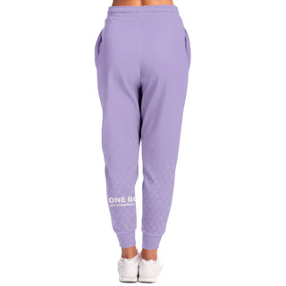 Womens Lettered Jogger - Lavender Mist - Synergetic Heroes