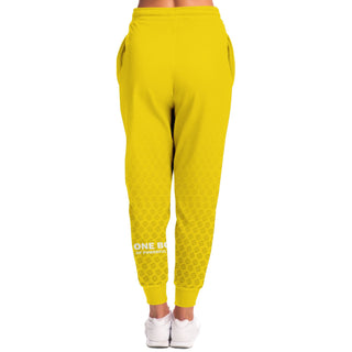 Womens Lettered Jogger - Yellow Sun - Synergetic Heroes