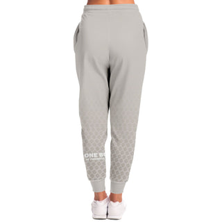 Womens Lettered Jogger - Jade White - Synergetic Heroes