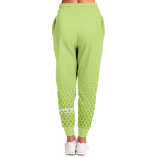 Womens Lettered Joggers - Harmony Green - Synergetic Heroes