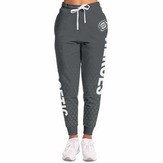 Womens Lettered Jogger - Shadow Gray - Synergetic Heroes