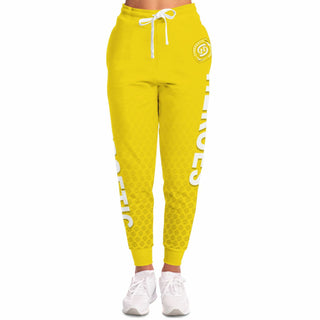 Womens Lettered Jogger - Yellow Sun - Synergetic Heroes