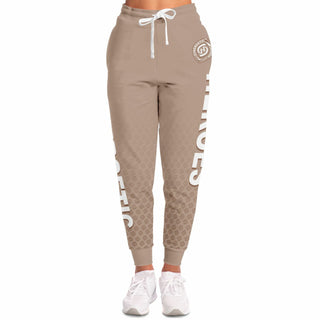 Womens Lettered Jogger - Taupe Stone - Synergetic Heroes