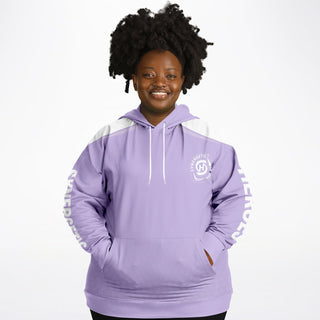 Womens Plus-size Hoodie - Lavender Mist - Synergetic Heroes