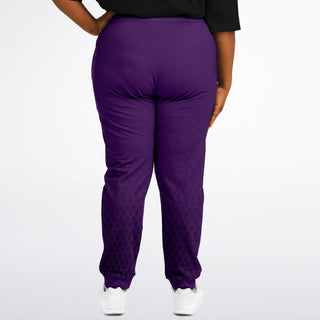 Womens Plus-size Jogger - Purple Shield