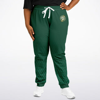 Womens Plus-size Jogger - Emerald Green - Synergetic Heroes