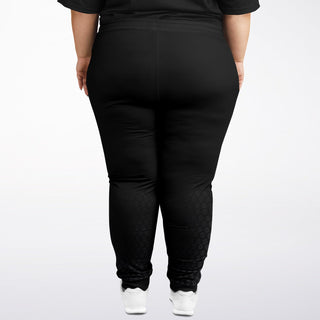 Womens Plus-size Jogger - Obsidian Black - Synergetic Heroes