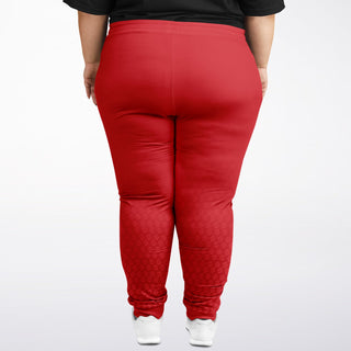 Womens Plus-size Jogger - Fire Red - Synergetic Heroes