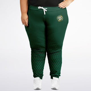 Womens Plus-size Jogger - Emerald Green - Synergetic Heroes